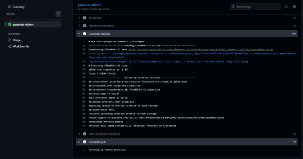AIBoMGen CLI Action