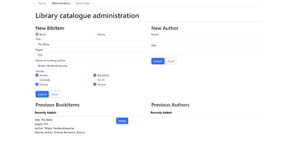 Library Catalog (TypeORM)